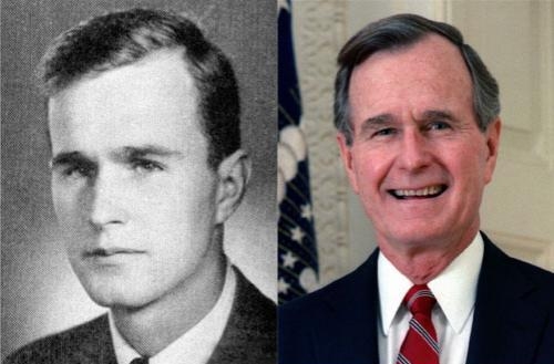 1.2 Сравнительное фото Дж. Буша старшего