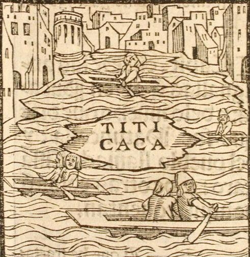 3.31. Сьеса де Леон. Первое изображение о. Титикака в Европе (1553)