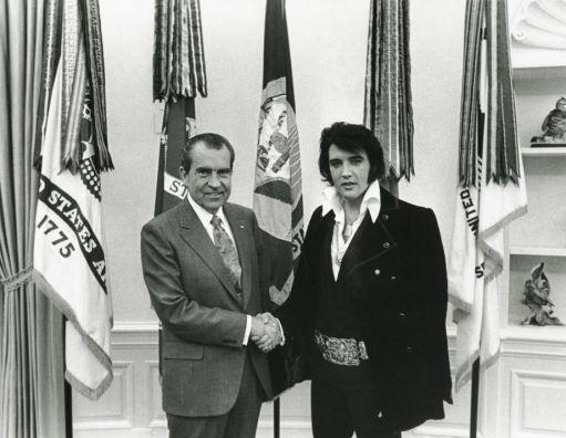 1.4. Встреча Ричарда Никсона с Элвисом Пресли в Белом доме, декабрь 1970 г