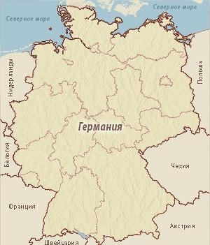 1.3 Карта Германии