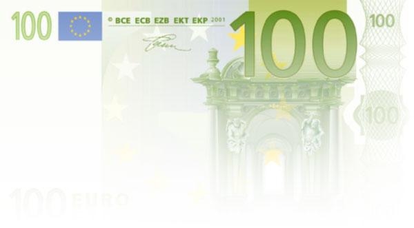 100 евро в валютном курсе Европы