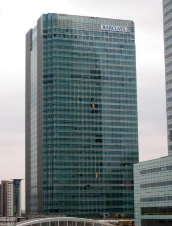 5. Офис Barclays Group в Лондоне (район Canary Wharf)