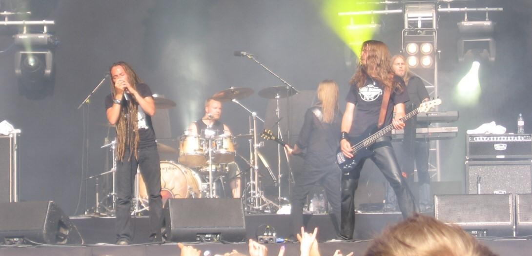 57. Финская группа Amorphis на фестивале Tuska Open Air