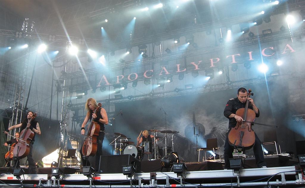 58. Финская группа Apocalyptica на фестивале Ruisrock