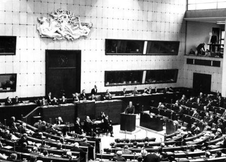 6. Сессия Совета ассамблеи Совета Европы в бывшем Доме Европы в Страсбурге в январе 1967 года