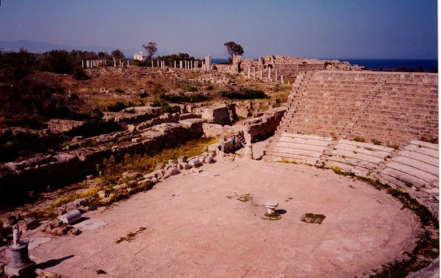  Руины древнего города Саламин около Фамагусты