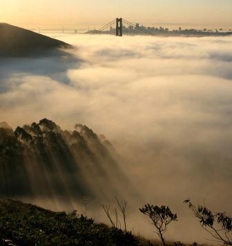 20. Туман является обычным для Сан-Франциско летом