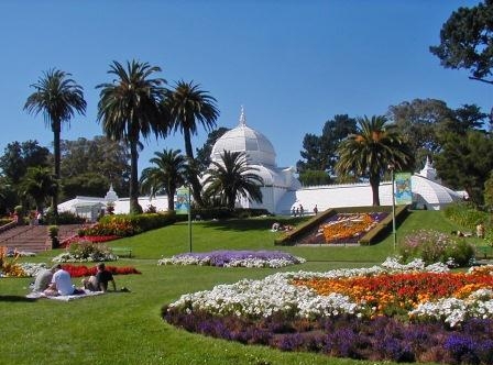 23. Консерватория цветов в Golden Gate Park