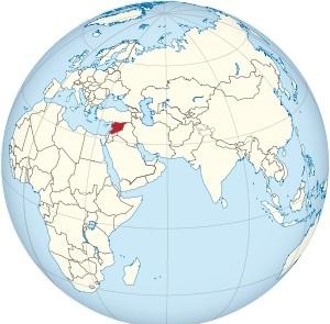 1. Сирия на карте мира