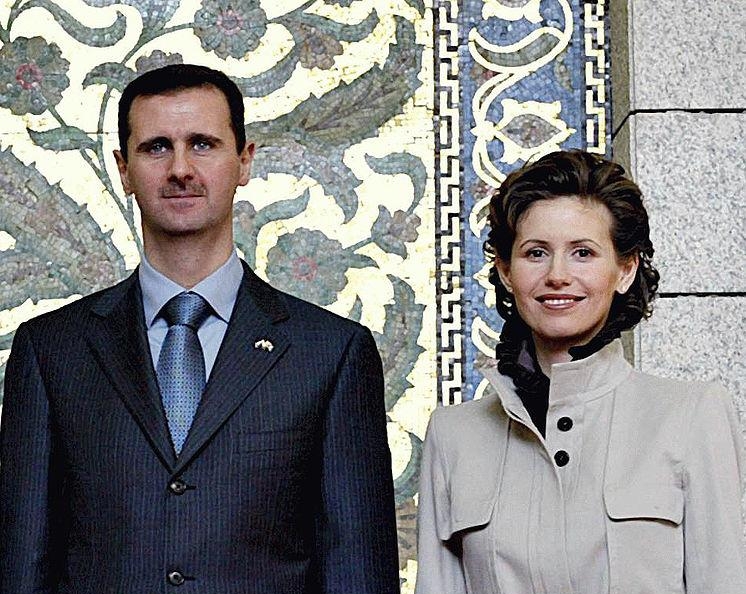 14. Президент Сирии Башар Асад и его жена Асма аль-Асад