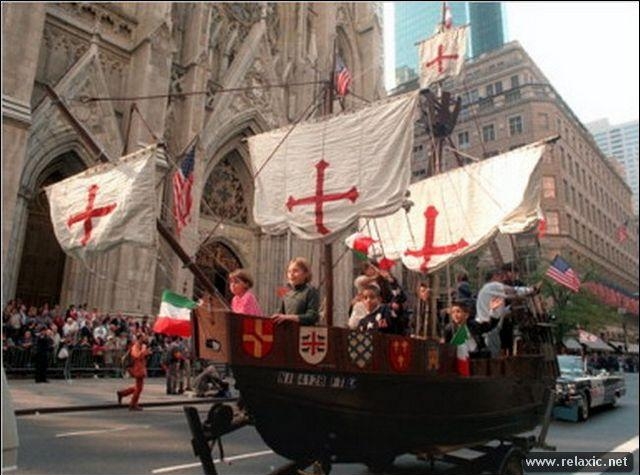 8. В Нью-Йорке, Денвере и многих других городах в День Колумба проходит пышный парад