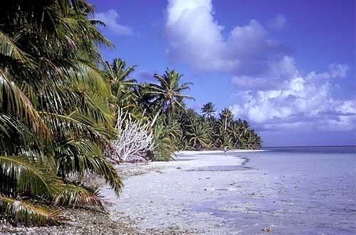 8. Побережье атолла Каролайн (острова Лайн, Кирибати)