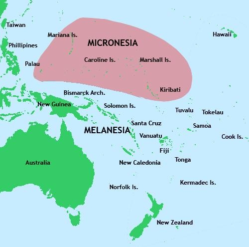 23. Карта Микронезии
