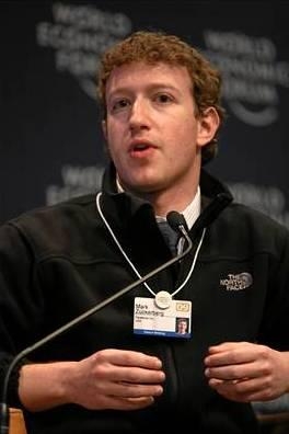 3. Цукерберг в 2009 году