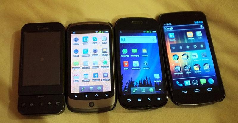 7. HTC Dream (G1), Nexus One, Nexus S, Galaxy Nexus
