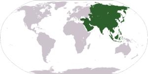 1.1 Азия на карте мира