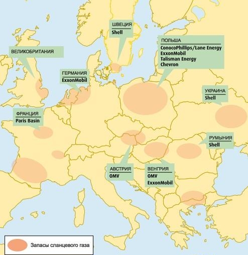 7. Перспективные месторождения в Европе и операторы