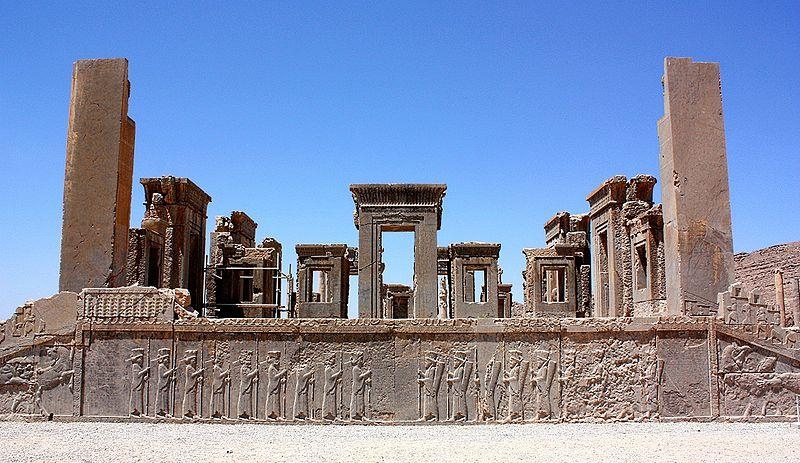 36. Дворец Дария I в Персеполе.Тахт-е Джамшид. Иран