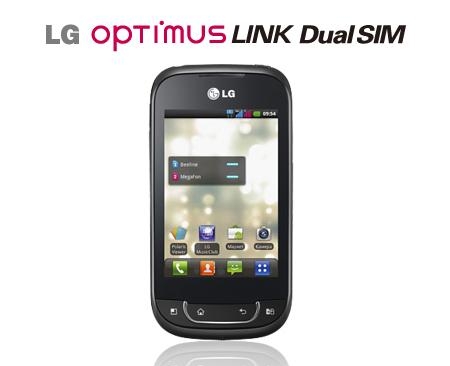 22. Первый смартфон от LG c двумя Sim-картами на ОС Android 2.3