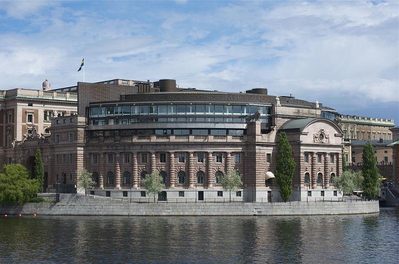 33. Здание шведского парламента — риксдага