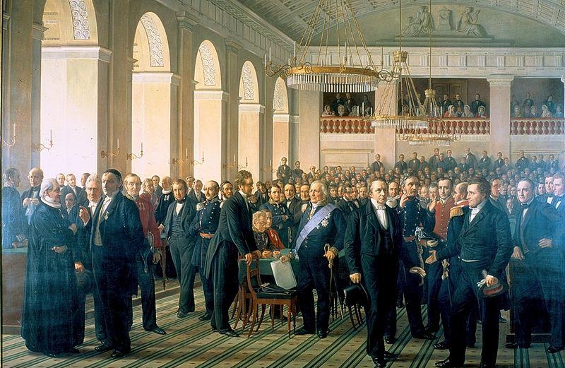 6. К. Хансен. Заседание учредительного собрания 28 октября 1848 года