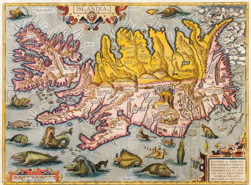 4. Карта Исландии эпохи народовластия