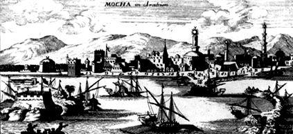 7. Портовый город Моха на Красном море. Гравюра, 1692 год, Голландия