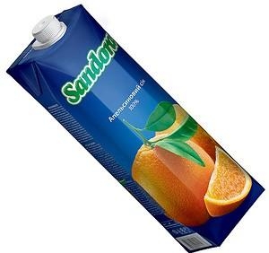 4. Апельсиновый сок Sabdora