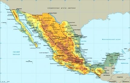 1.5 Карта Мексики