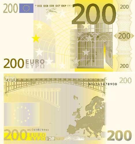 1.4 Номинал 200 евро