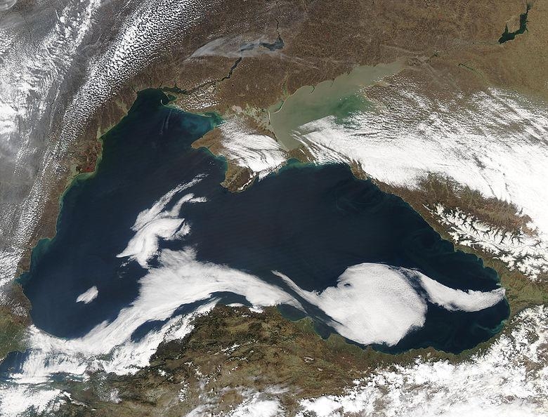 3.11. Космический снимок Чёрного моря, созданный NASA MODIS