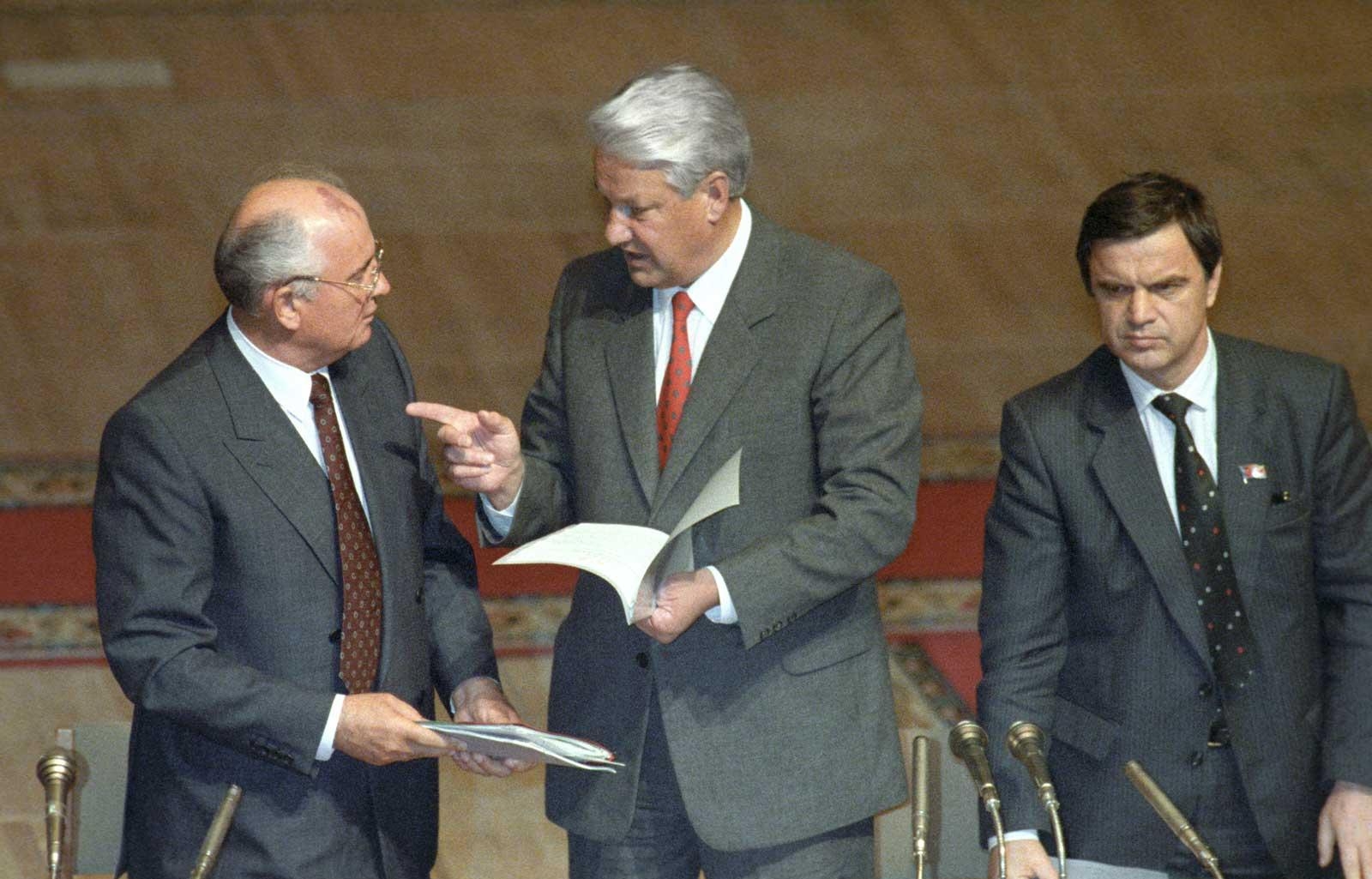 Горбачёв и Ельцин