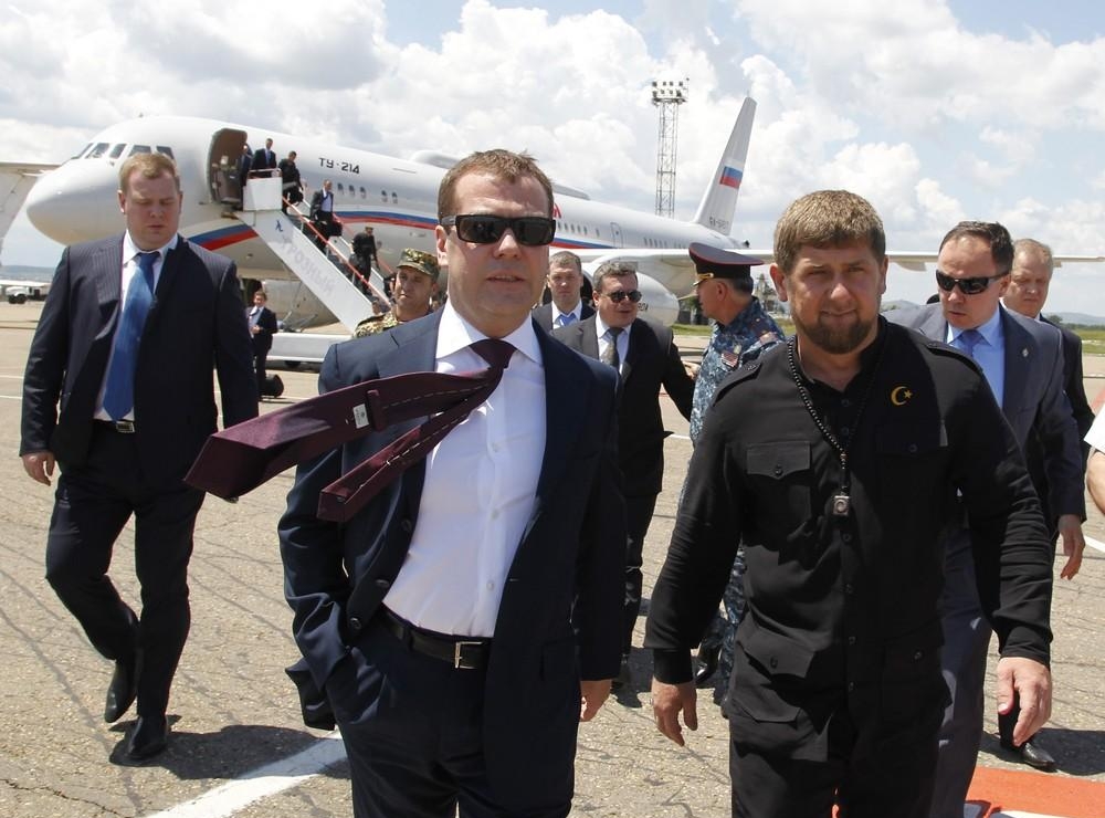 Медведев в Чечне
