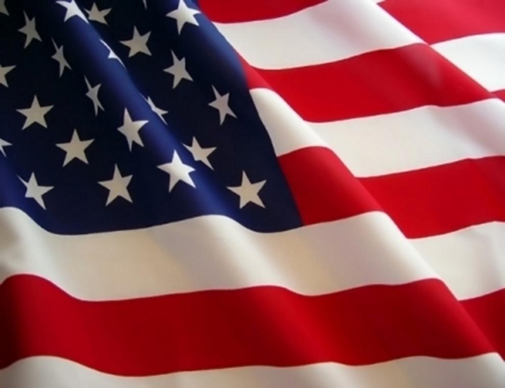 крупный флаг США