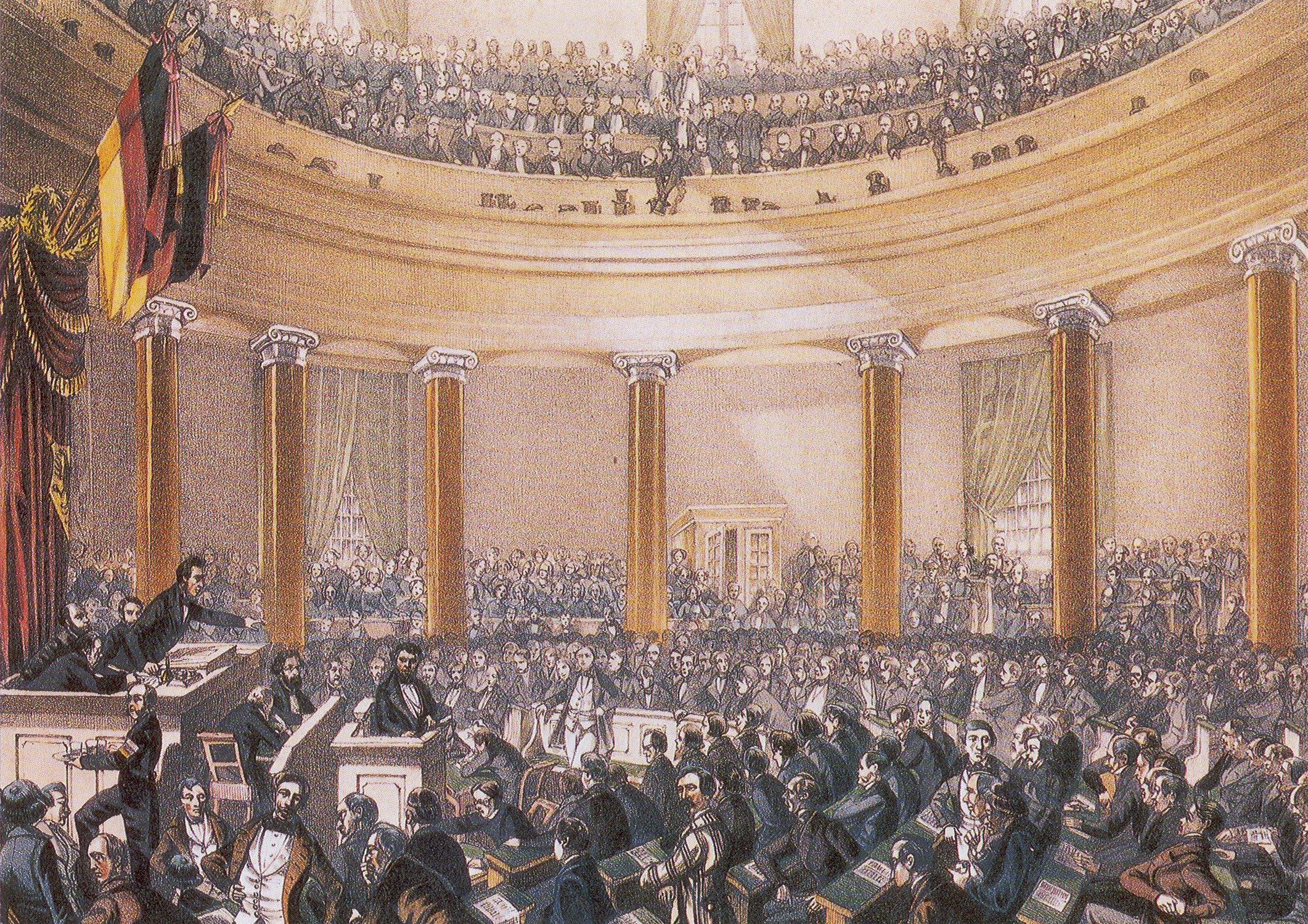 Франкфуртский Парламент в 1848 году