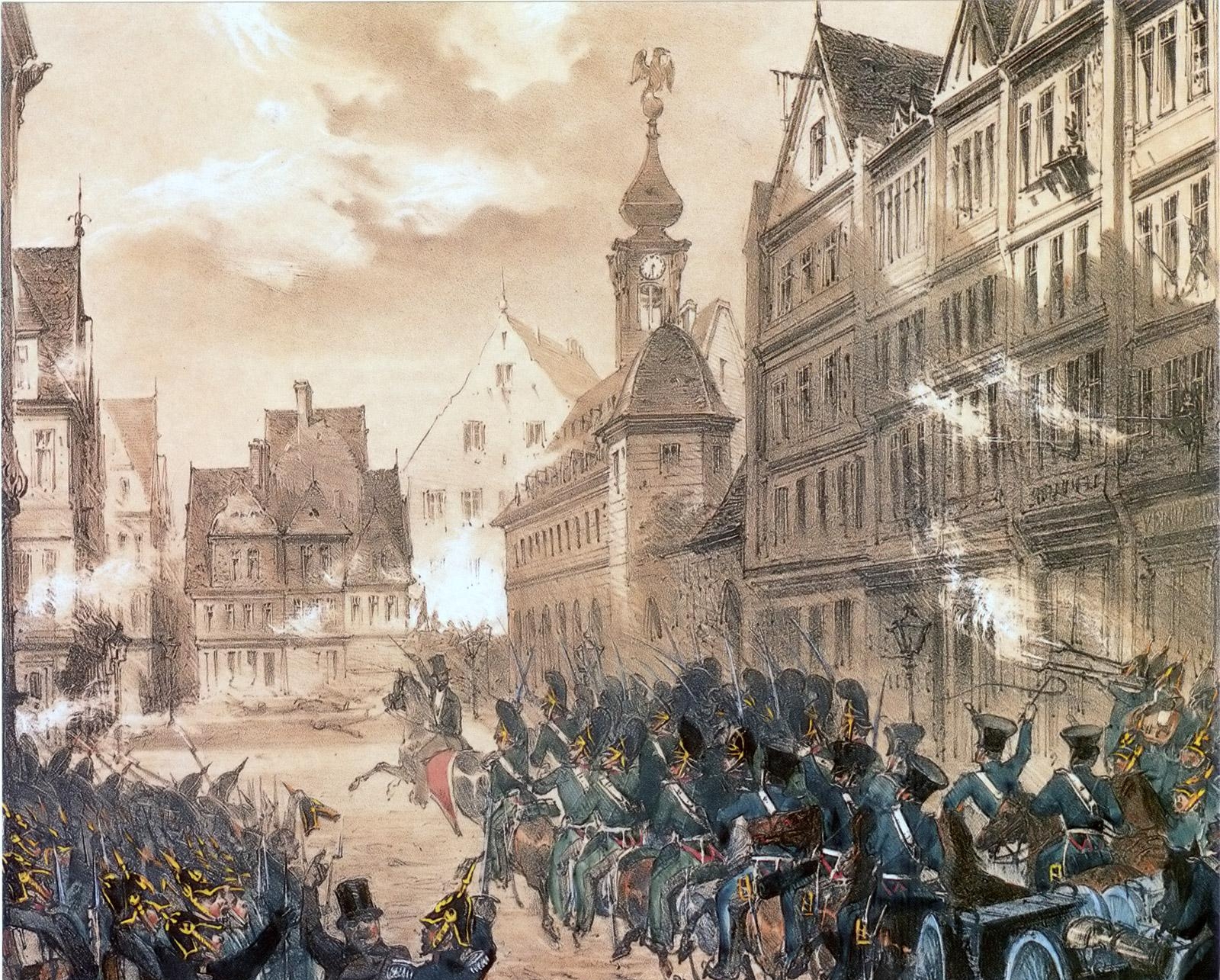 революция 1848 года кавалерия