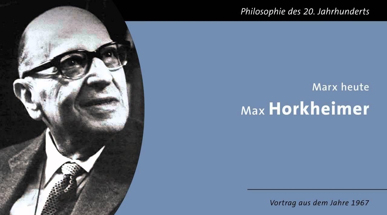 Макс Хо́ркхаймер немецкий философ социолог один из основателей Франкфуртской школы