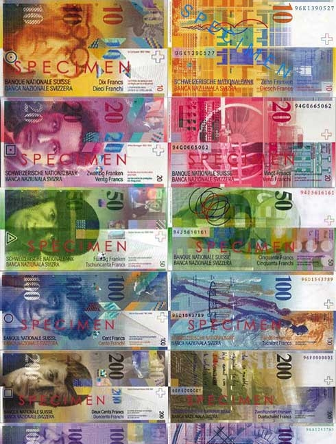 3.3 Швейцарские деньги - франки