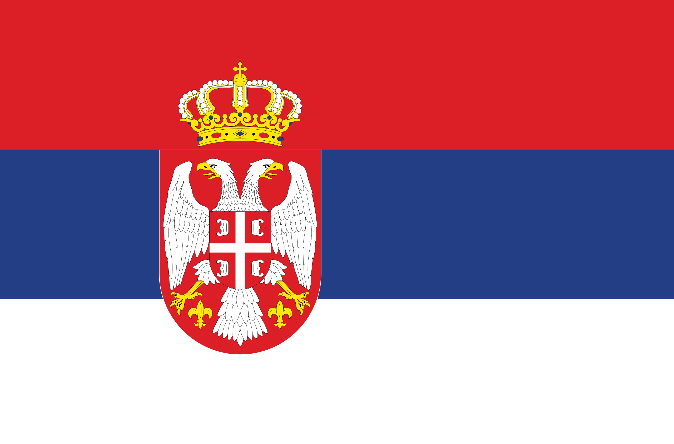 Сербия флаг