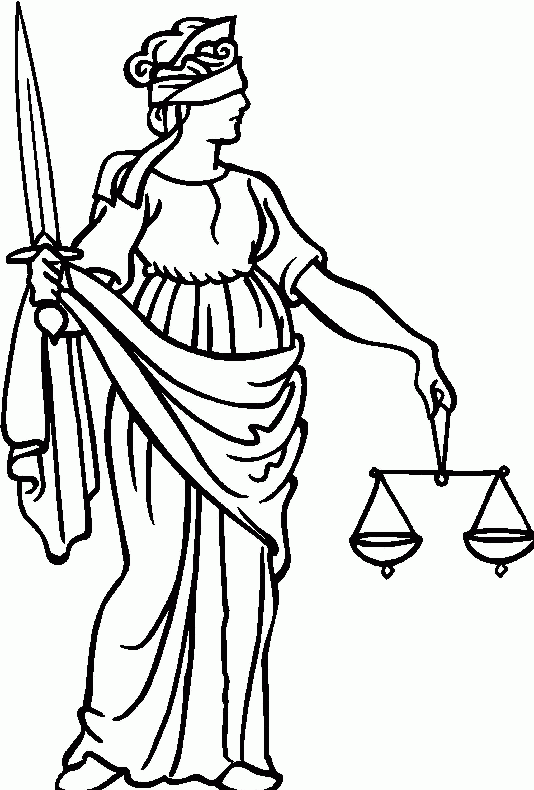 Фемида, как символ справедливости федерального суда