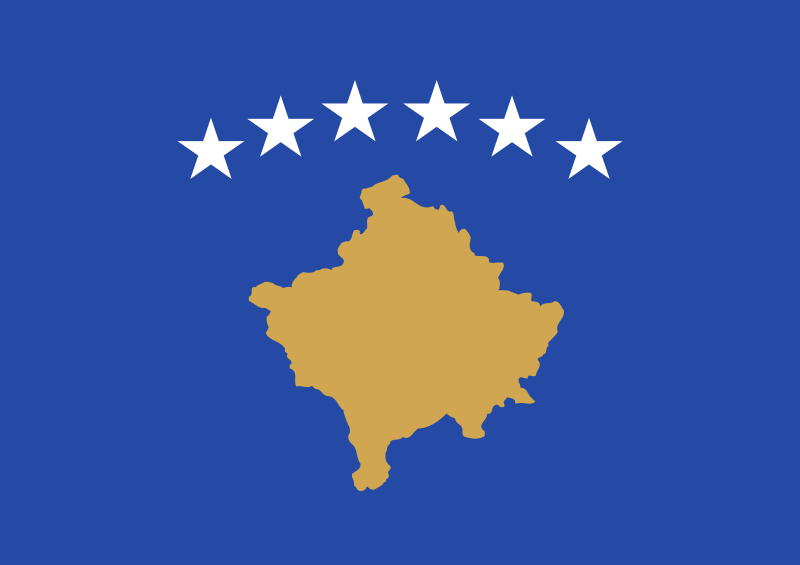 Флаг Косово, использующая Евро без договоренности с ЕВС