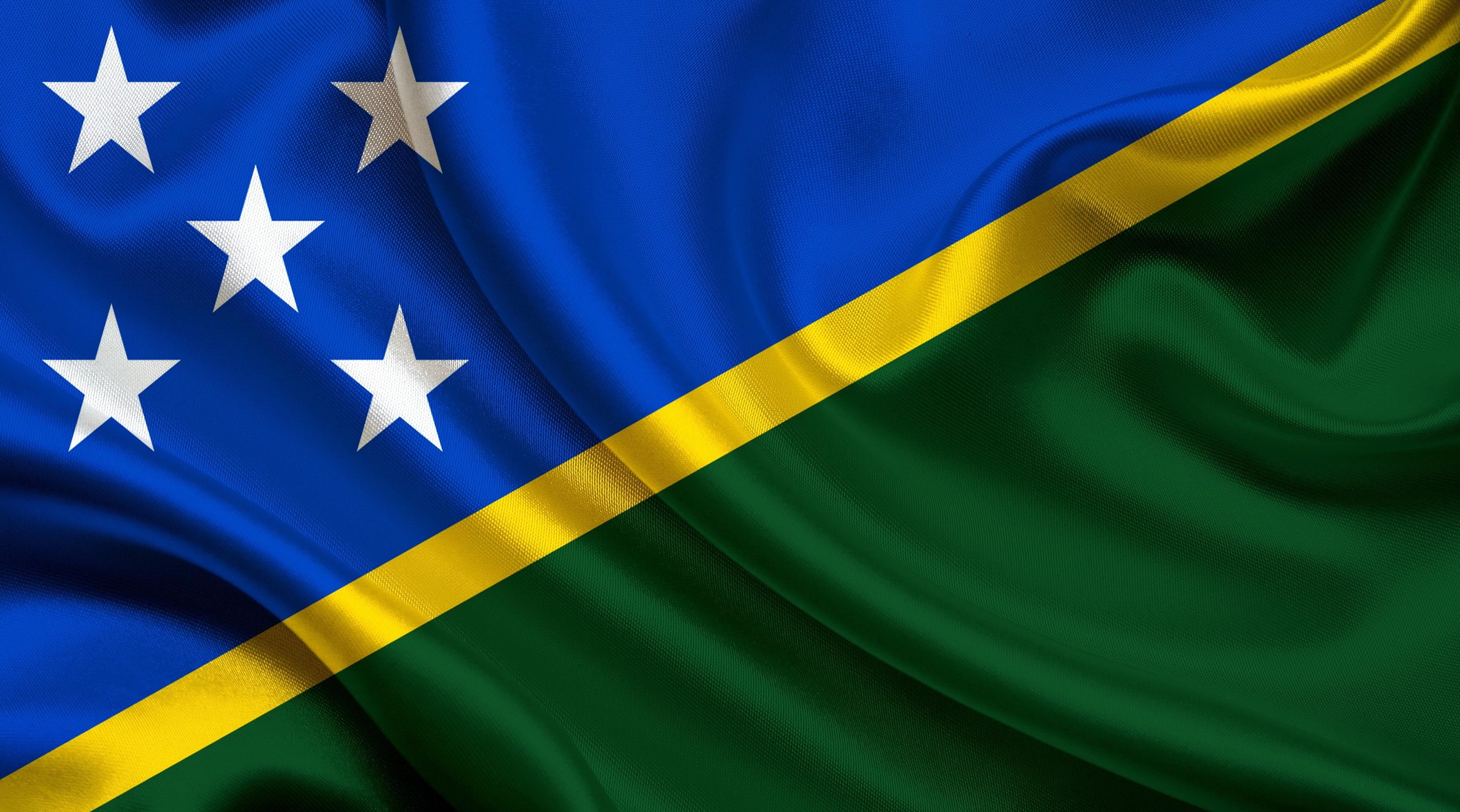 Флаг Соломоновых островов