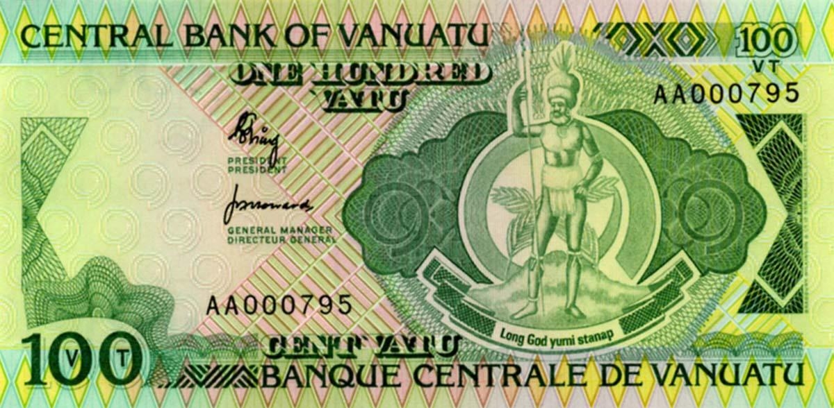 Вату - национальная валюта Вануату