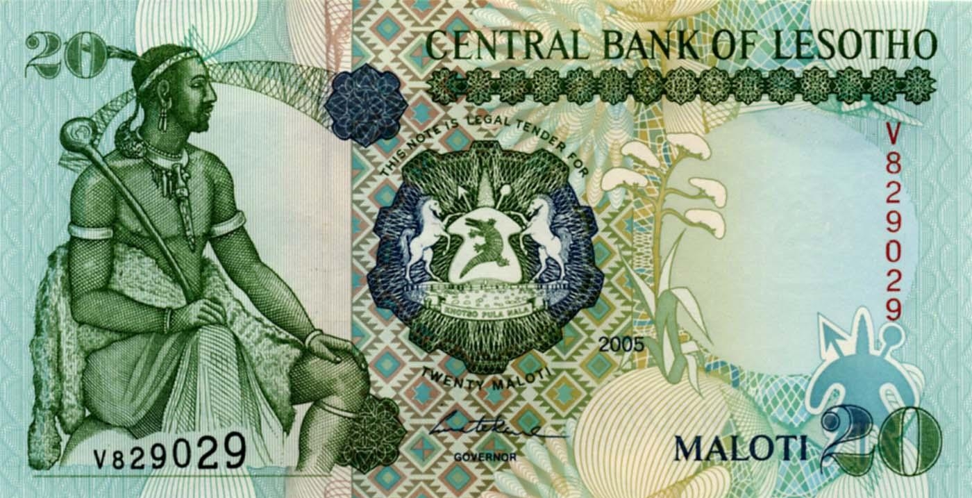 Лоти - национальная валюта Лесото