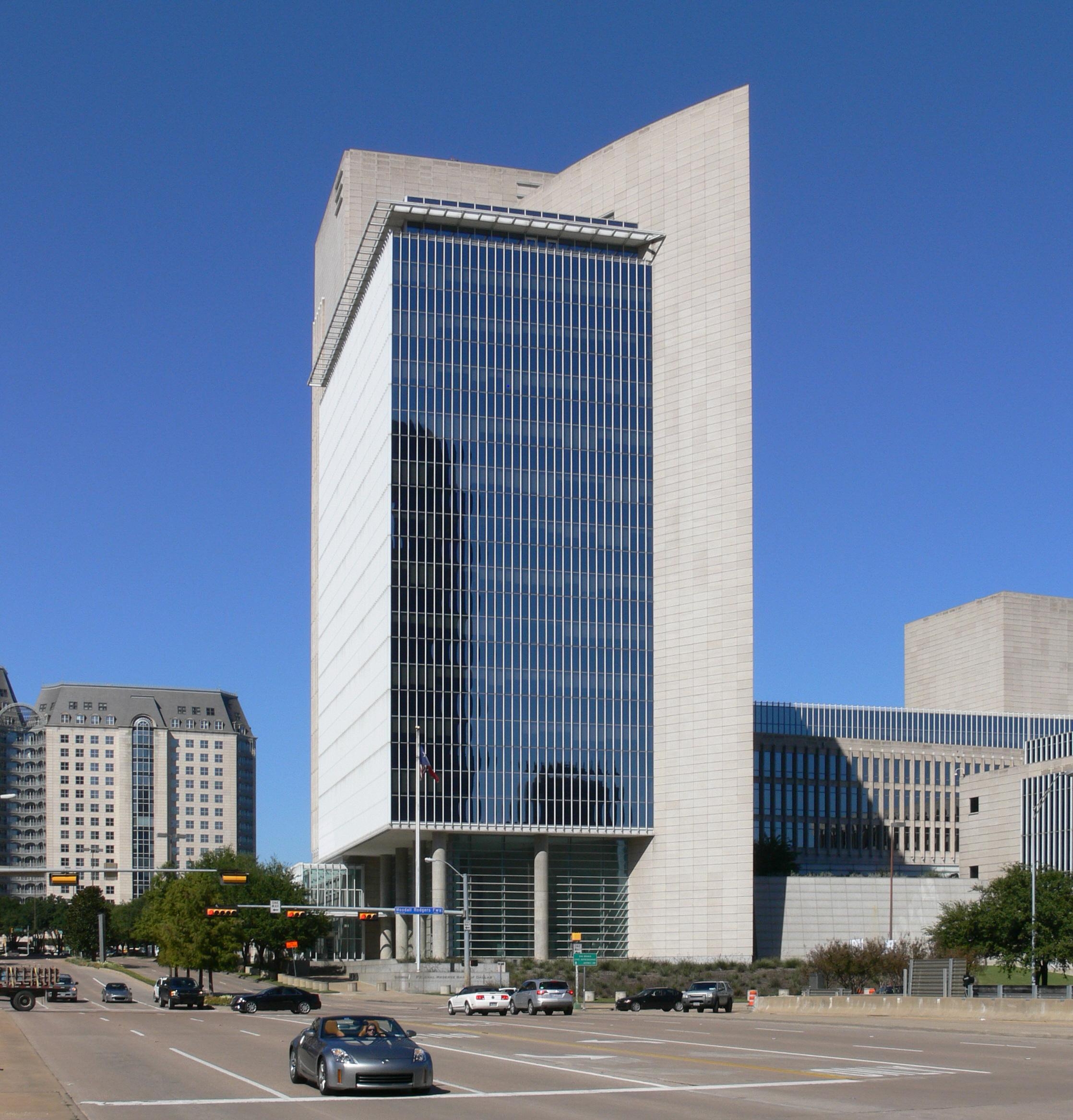 Здание в Далласе, принадлежащее Федеральному Резервному банку
