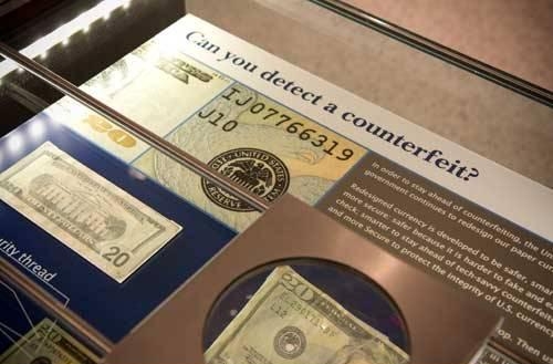 Экспонат музея монет ФРБ Канзас-Сити