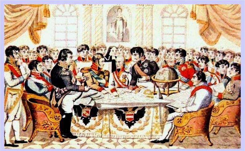 Венский конгресс после победы над Наполеоном