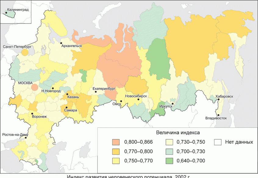 Индекс человеческого капитала России