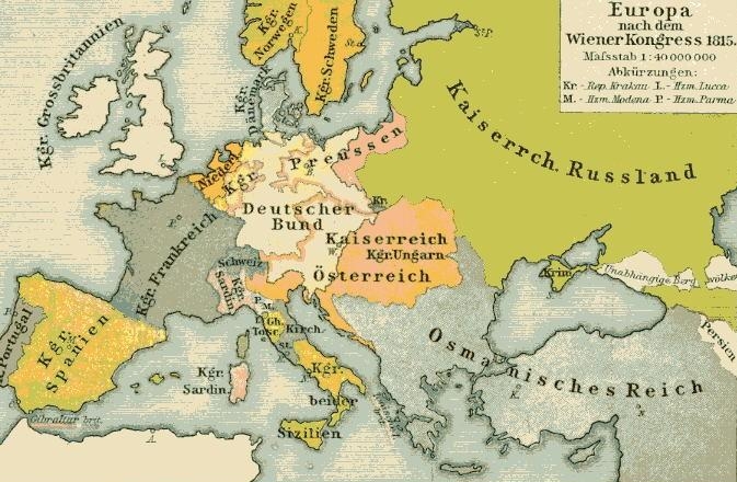 Европа в 1814 году