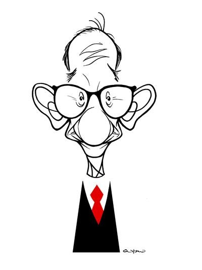 карикатура на Гринспена